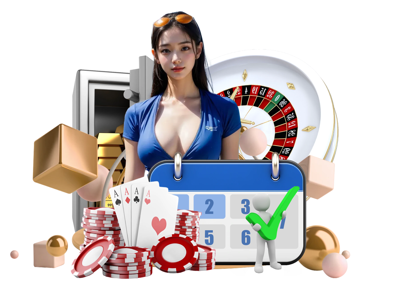 Mobile phone showing goldwin678 alternatif referral link share screen with DANA and OVO payment icons